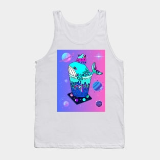 Galaxy Frappe Whale (purple/pink) Tank Top